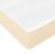 Pat box spring cu saltea, crem, 90x200 cm, textil GartenMobel Dekor