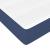 Pat box spring cu saltea, albastru, 100x200 cm, textil GartenMobel Dekor