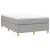 Pat box spring cu saltea, gri deschis, 120x200 cm, textil GartenMobel Dekor