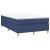 Pat box spring cu saltea, albastru, 120x200 cm, textil GartenMobel Dekor