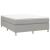 Pat box spring cu saltea, gri deschis, 140x190 cm, textil GartenMobel Dekor