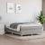 Pat continental, gri deschis, 140x200 cm, material textil GartenMobel Dekor