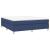 Pat box spring cu saltea, albastru, 180x200 cm, material textil GartenMobel Dekor