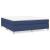 Pat box spring cu saltea, albastru, 180x200 cm, material textil GartenMobel Dekor