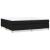 Pat box spring cu saltea, negru, 200x200 cm, textil GartenMobel Dekor