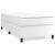 Pat box spring cu saltea, alb, 90x190 cm, piele ecologică GartenMobel Dekor