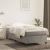 Pat box spring cu saltea, gri deschis, 100x200 cm, catifea GartenMobel Dekor