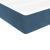 Pat box spring cu saltea, albastru închis, 140x190 cm, catifea GartenMobel Dekor