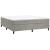 Pat box spring cu saltea, gri deschis, 160x200 cm, catifea GartenMobel Dekor