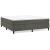 Pat box spring cu saltea, gri închis, 180x200 cm, catifea GartenMobel Dekor