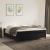 Pat box spring cu saltea, negru, 180x200 cm, catifea GartenMobel Dekor