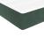 Pat box spring cu saltea, verde închis, 200x200 cm, catifea GartenMobel Dekor