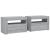 Noptiere cu lumini LED, 2 buc., gri sonoma, 60x35x40 cm GartenMobel Dekor