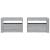 Noptiere cu lumini LED, 2 buc., gri sonoma, 60x35x40 cm GartenMobel Dekor
