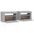 Noptiere cu lumini LED, 2 buc., gri sonoma, 60x35x40 cm GartenMobel Dekor