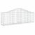 Coșuri gabion arcuite 6 buc, 200x30x60/80 cm, fier galvanizat GartenMobel Dekor