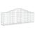 Coșuri gabion arcuite 7 buc, 200x30x60/80 cm, fier galvanizat GartenMobel Dekor