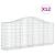 Coșuri gabion arcuite 12 buc, 200x30x80/100cm, fier galvanizat GartenMobel Dekor
