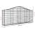 Coșuri gabion arcuite 12 buc, 200x30x80/100cm, fier galvanizat GartenMobel Dekor