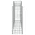 Coșuri gabion arcuite 18 buc, 200x30x80/100cm, fier galvanizat GartenMobel Dekor