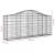 Coșuri gabion arcuite 20 buc, 200x30x80/100 cm, fier galvanizat GartenMobel Dekor
