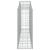 Coșuri gabion arcuite 20 buc, 200x30x80/100 cm, fier galvanizat GartenMobel Dekor