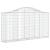 Coșuri gabion arcuite 30 buc, 200x30x100/120 cm fier galvanizat GartenMobel Dekor