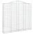 Coșuri gabion arcuite 4 buc, 200x30x180/200cm, fier galvanizat GartenMobel Dekor