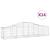 Coșuri gabion arcuite 14 buc, 200x50x40/60 cm, fier galvanizat GartenMobel Dekor