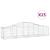 Coșuri gabion arcuite 15 buc, 200x50x40/60 cm, fier galvanizat GartenMobel Dekor