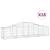 Coșuri gabion arcuite 18 buc., 200x50x40/60 cm, fier galvanizat GartenMobel Dekor