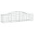Coșuri gabion arcuite 18 buc., 200x50x40/60 cm, fier galvanizat GartenMobel Dekor