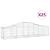 Coșuri gabion arcuite 25 buc, 200x50x40/60 cm, fier galvanizat GartenMobel Dekor