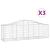 Coșuri gabion arcuite 3 buc, 200x50x60/80 cm, fier galvanizat GartenMobel Dekor