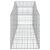 Coșuri gabion arcuite 7 buc, 200x50x60/80 cm, fier galvanizat GartenMobel Dekor