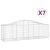 Coșuri gabion arcuite 7 buc, 200x50x60/80 cm, fier galvanizat GartenMobel Dekor
