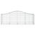 Coșuri gabion arcuite 8 buc, 200x50x60/80 cm, fier galvanizat GartenMobel Dekor