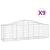Coșuri gabion arcuite 9 buc, 200x50x60/80 cm, fier galvanizat GartenMobel Dekor