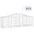 Coșuri gabion arcuite 13 buc, 200x50x60/80 cm, fier galvanizat GartenMobel Dekor