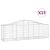 Coșuri gabion arcuite 15 buc, 200x50x60/80 cm, fier galvanizat GartenMobel Dekor
