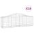 Coșuri gabion arcuite 18 buc, 200x50x60/80 cm, fier galvanizat GartenMobel Dekor