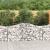 Coșuri gabion arcuite 9 buc, 200x50x80/100 cm, fier galvanizat GartenMobel Dekor