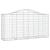 Coșuri gabion arcuite 4 buc, 200x50x100/120 cm fier galvanizat GartenMobel Dekor