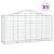 Coșuri gabion arcuite 5 buc, 200x50x100/120 cm fier galvanizat GartenMobel Dekor