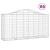 Coșuri gabion arcuite 6 buc, 200x50x100/120 cm, fier galvanizat GartenMobel Dekor