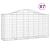 Coșuri gabion arcuite 7 buc, 200x50x100/120 cm, fier galvanizat GartenMobel Dekor