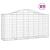 Coșuri gabion arcuite 9 buc, 200x50x100/120 cm, fier galvanizat GartenMobel Dekor