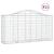 Coșuri gabion arcuite 11 buc, 200x50x100/120cm, fier galvanizat GartenMobel Dekor
