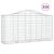 Coșuri gabion arcuite 20 buc, 200x50x100/120cm, fier galvanizat GartenMobel Dekor