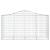 Coșuri gabion arcuite 30 buc, 200x50x100/120cm, fier galvanizat GartenMobel Dekor